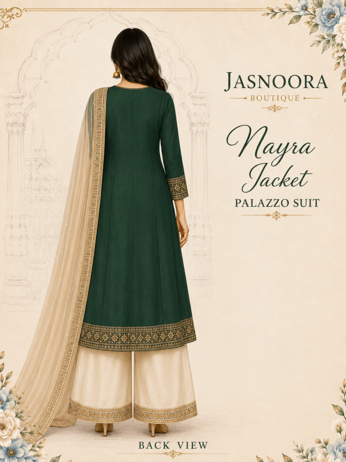 Nayra Jacket Palazzo Suit — Made For You