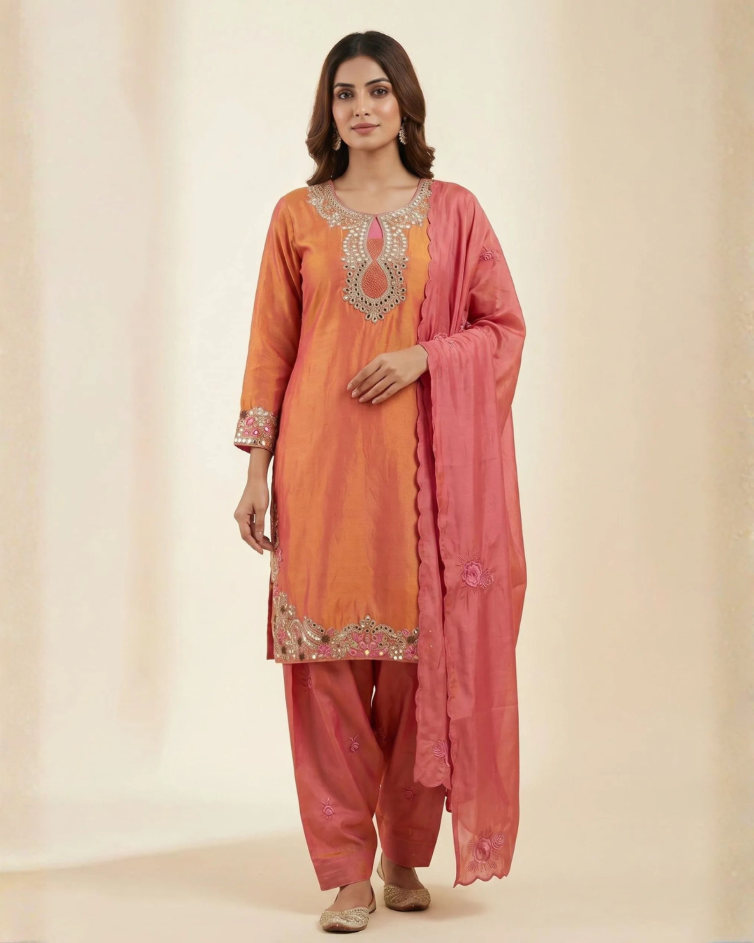 Naira Farshi Straight Cut Suit