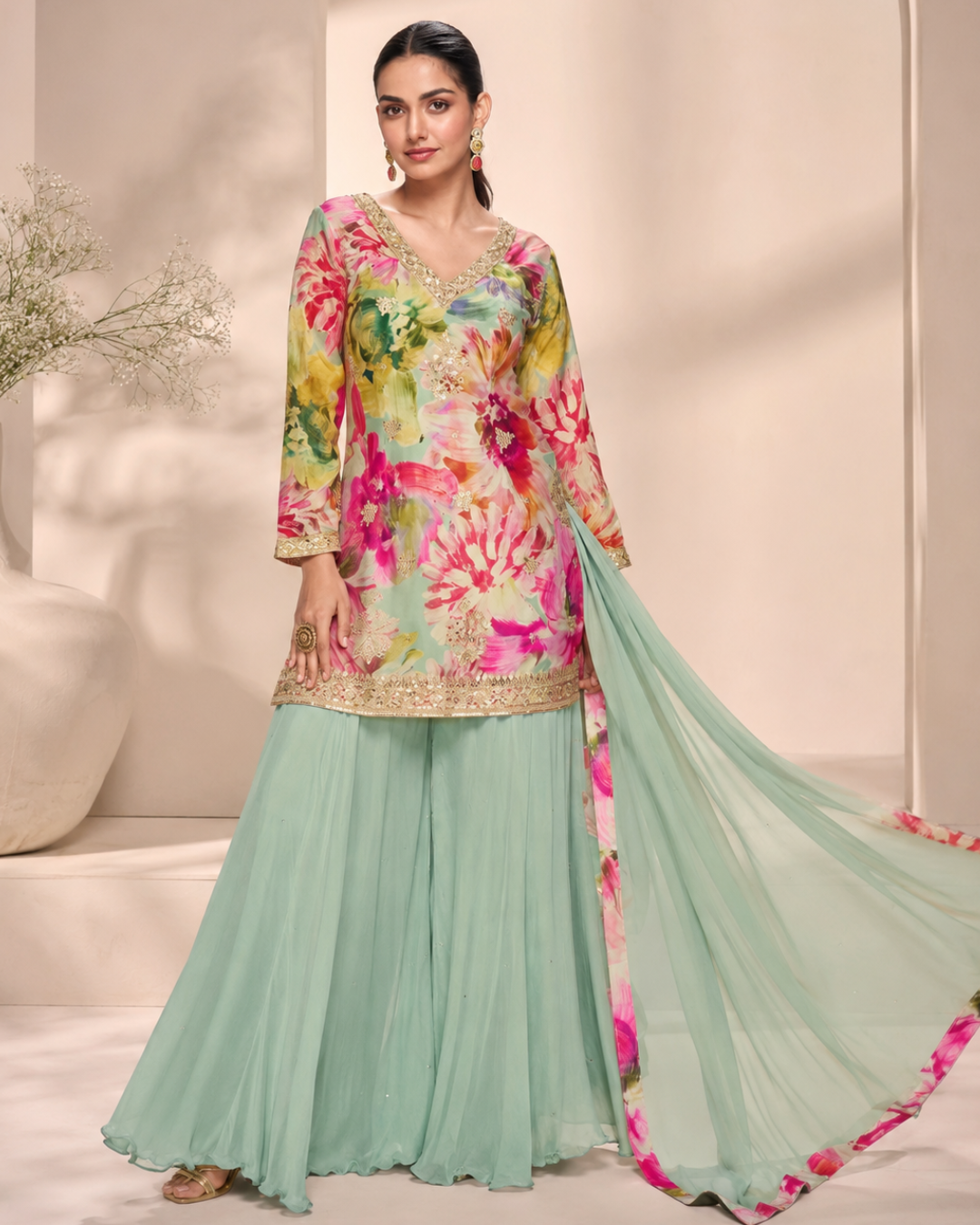 Charvi Palazzo Suit