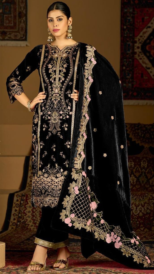 Mahira Embroidered Suit Set
