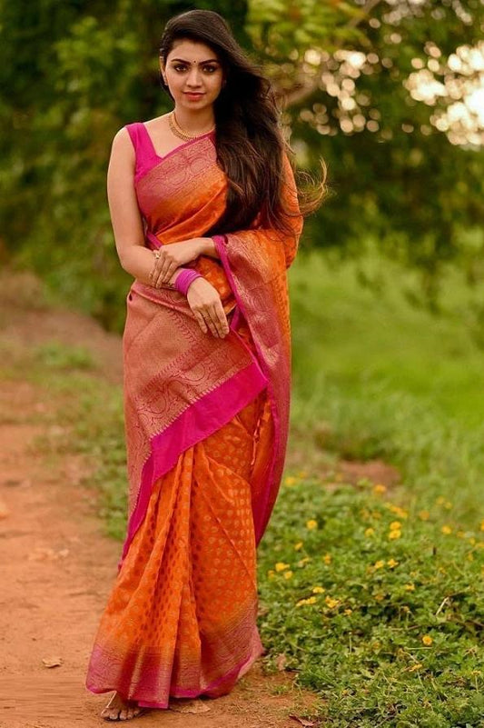 Vanya Lichi Silk Saree