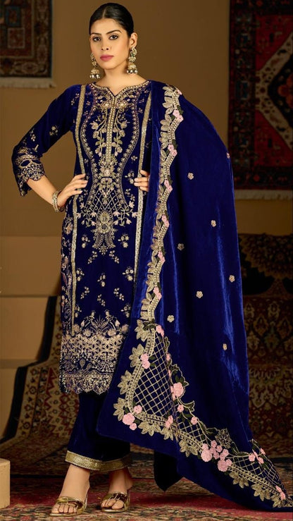 Mahira Embroidered Suit Set
