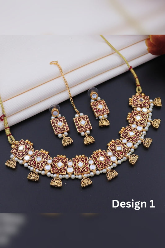 Aaravi Antique Mina Set - Design 1