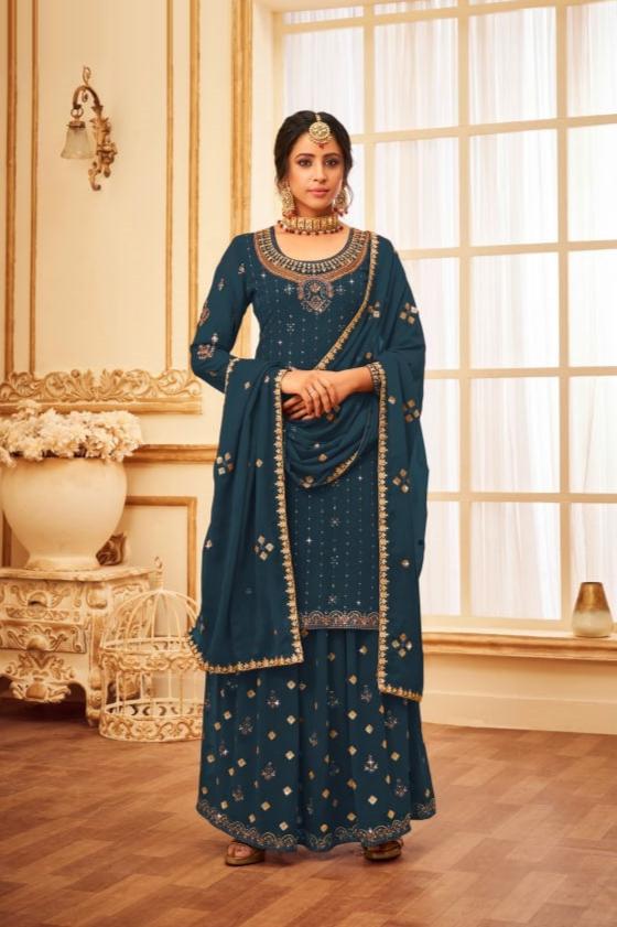 Aaravi Salwar Suit - Blue