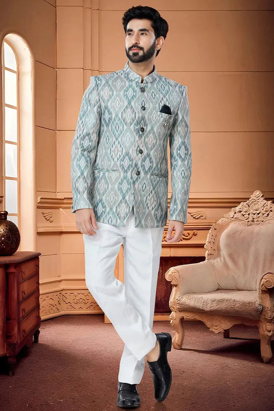 Aarosh Green Jodhpuri Suit