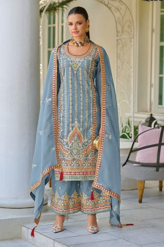 Alankari Embroidered Kurti Set