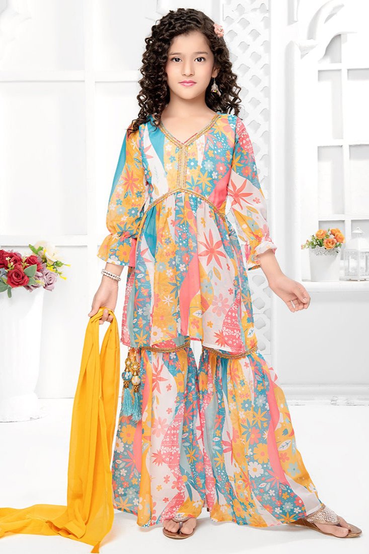 Amruta Girls Sharara Suit