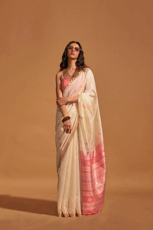 Anvika Handloom Weaving Silk Saree