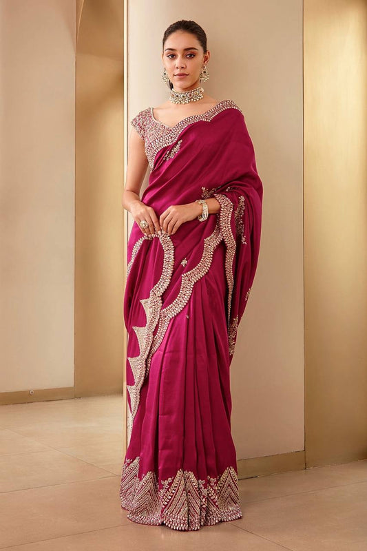 Ashvini Saree - Red