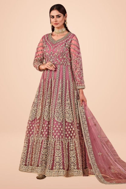 Avyukta Anarkali Suit - Pink