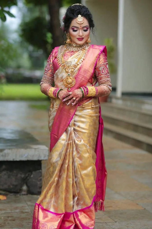 Bhavya Lichi Silk Saree