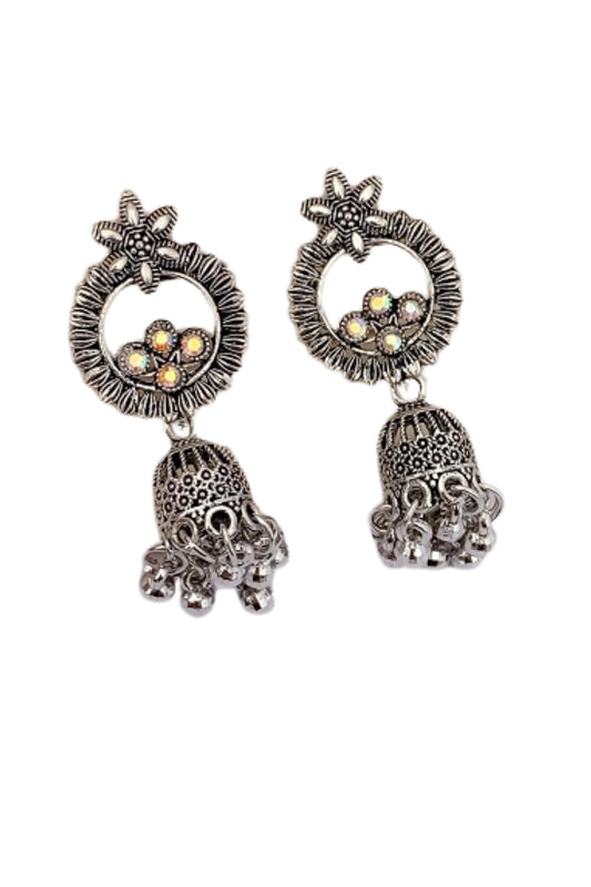 Nisha Silver Earrings