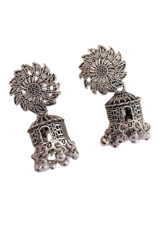 Isha Silver Earrings