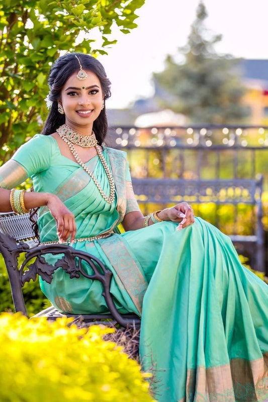 Devanshi Silk Saree - Green