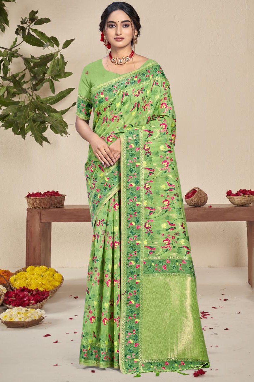 Divina Saree - Green