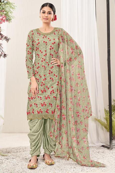 Diya Patiala Suit - Green