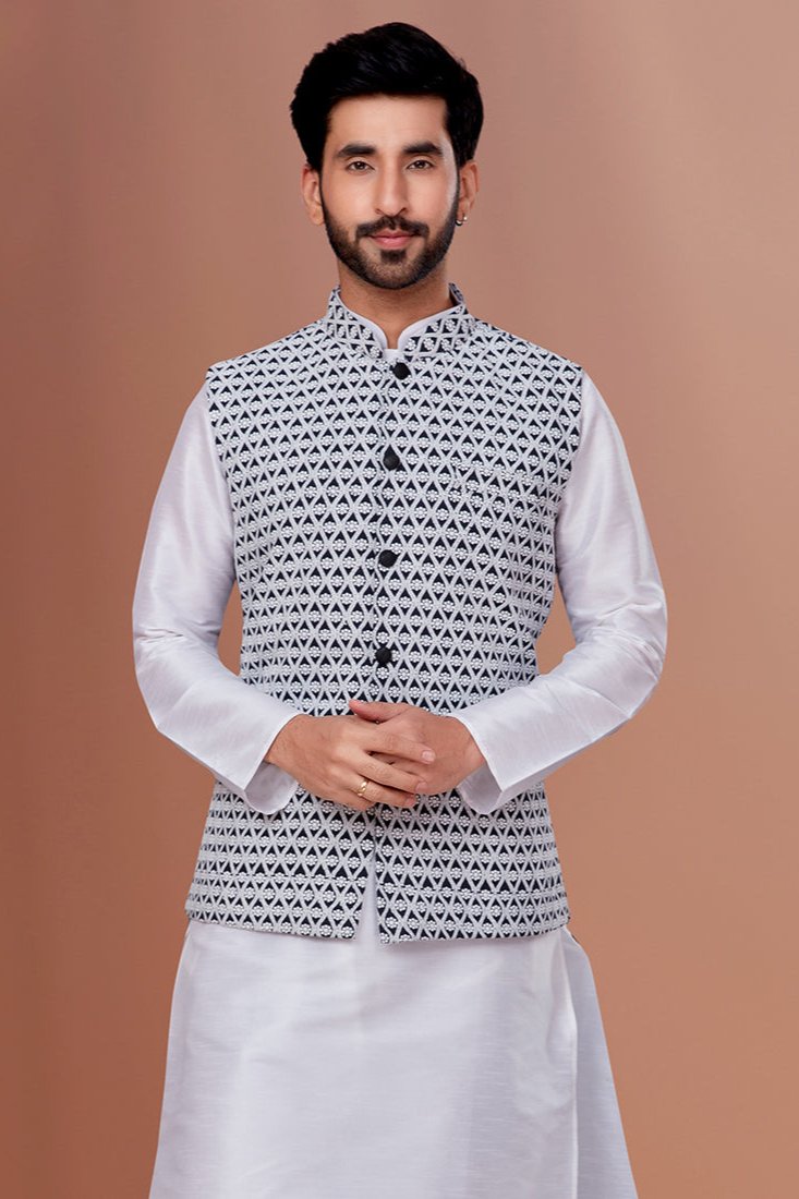 Eshan Embroidered Waistcoast