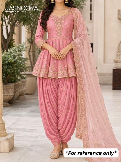 Gulnaar Peplum Patiala Suit — Made For You