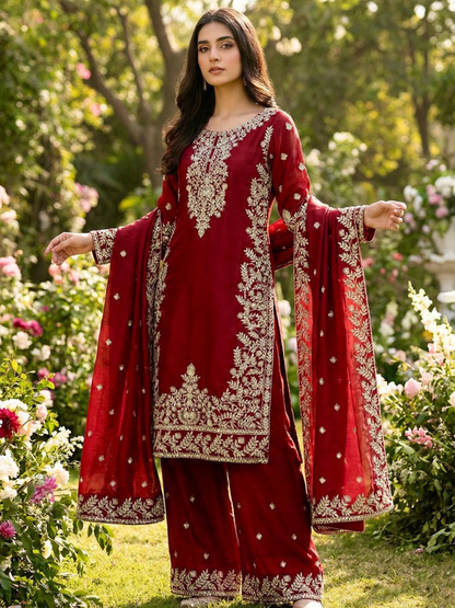 Ishika Straight Cut Suit