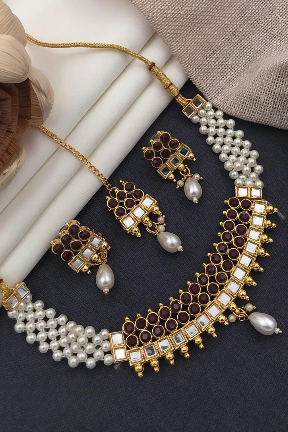 Ishvani Kundan Necklace