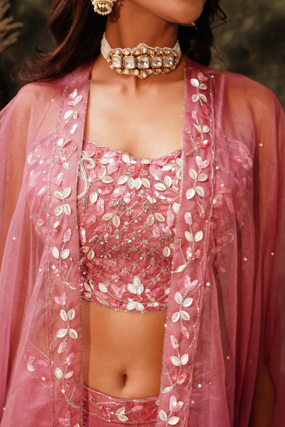 Ishvika Indo Western Lehenga