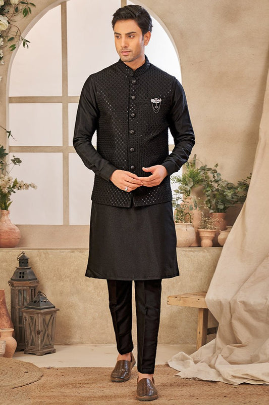 Kabir Kurta Pajama With Jacket