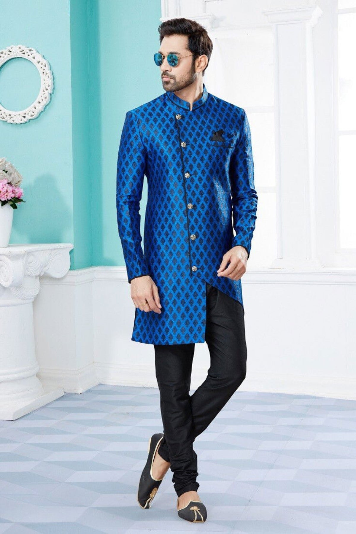 Keshav Sherwani - Blue