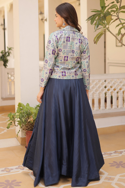 Kiyona Indo Western Lehenga