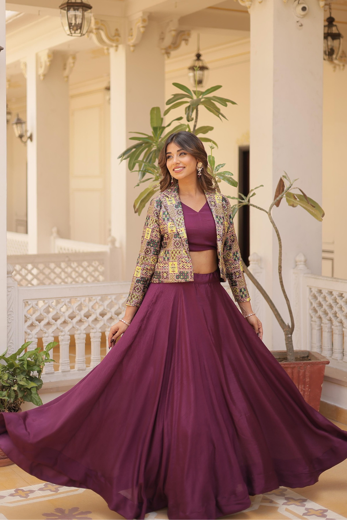 Kiyona Indo Western Lehenga