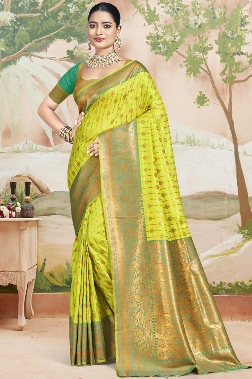 Krisha Saree - Yellow