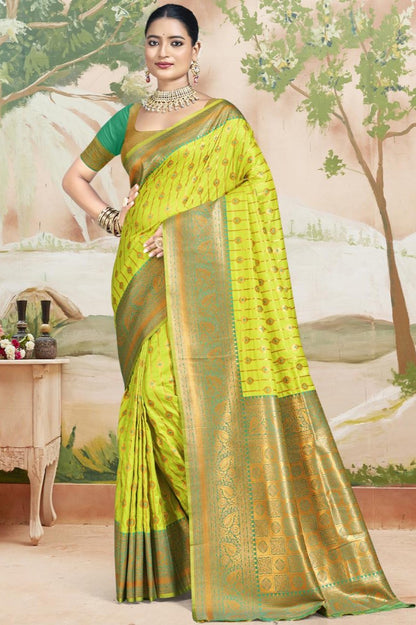 Krisha Saree - Yellow