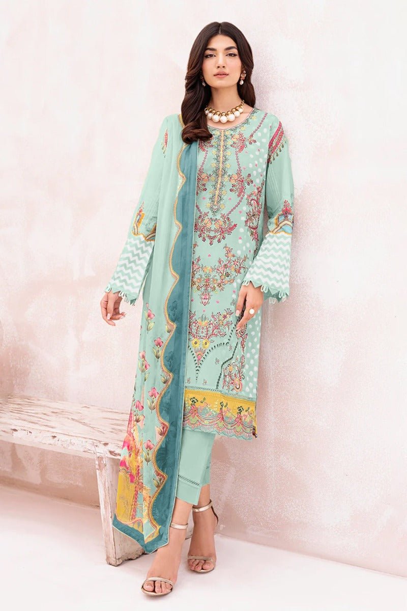 Laila Pakistani Suit - Teal