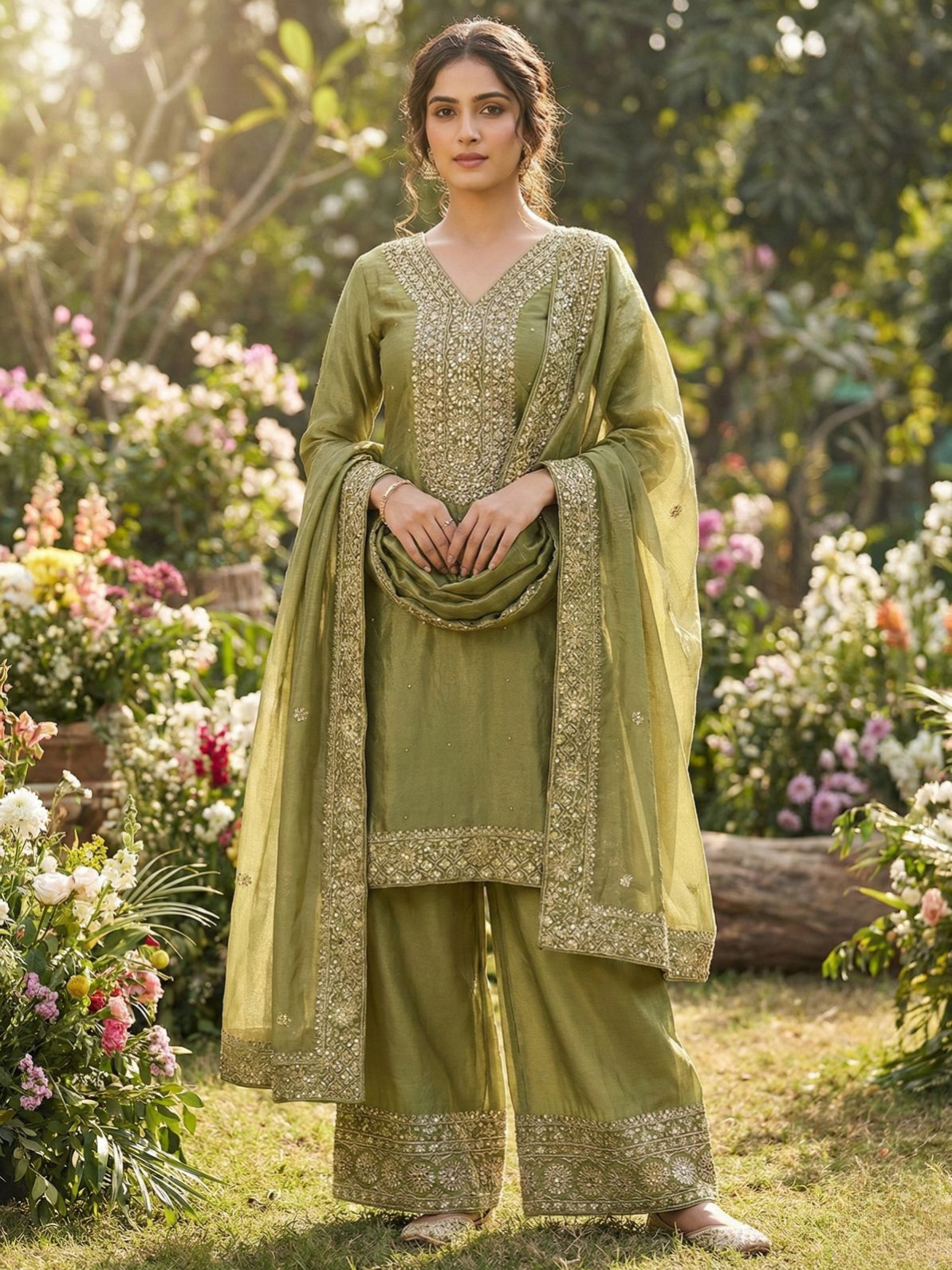 Maahi Palazzo Suit