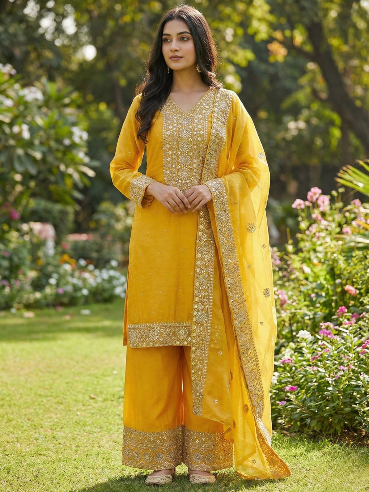 Maahi Palazzo Suit