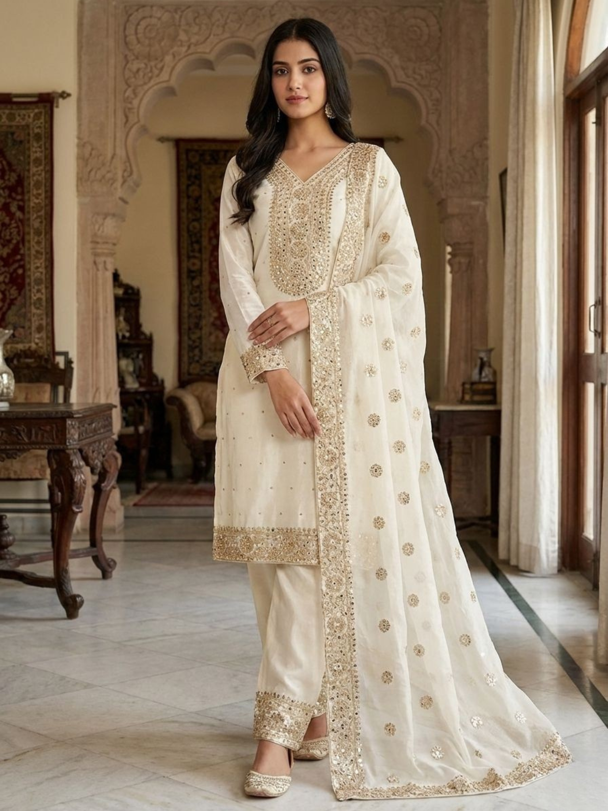 Maahi Palazzo Suit