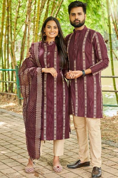 Matching Kurta Pajama & Kurti Set