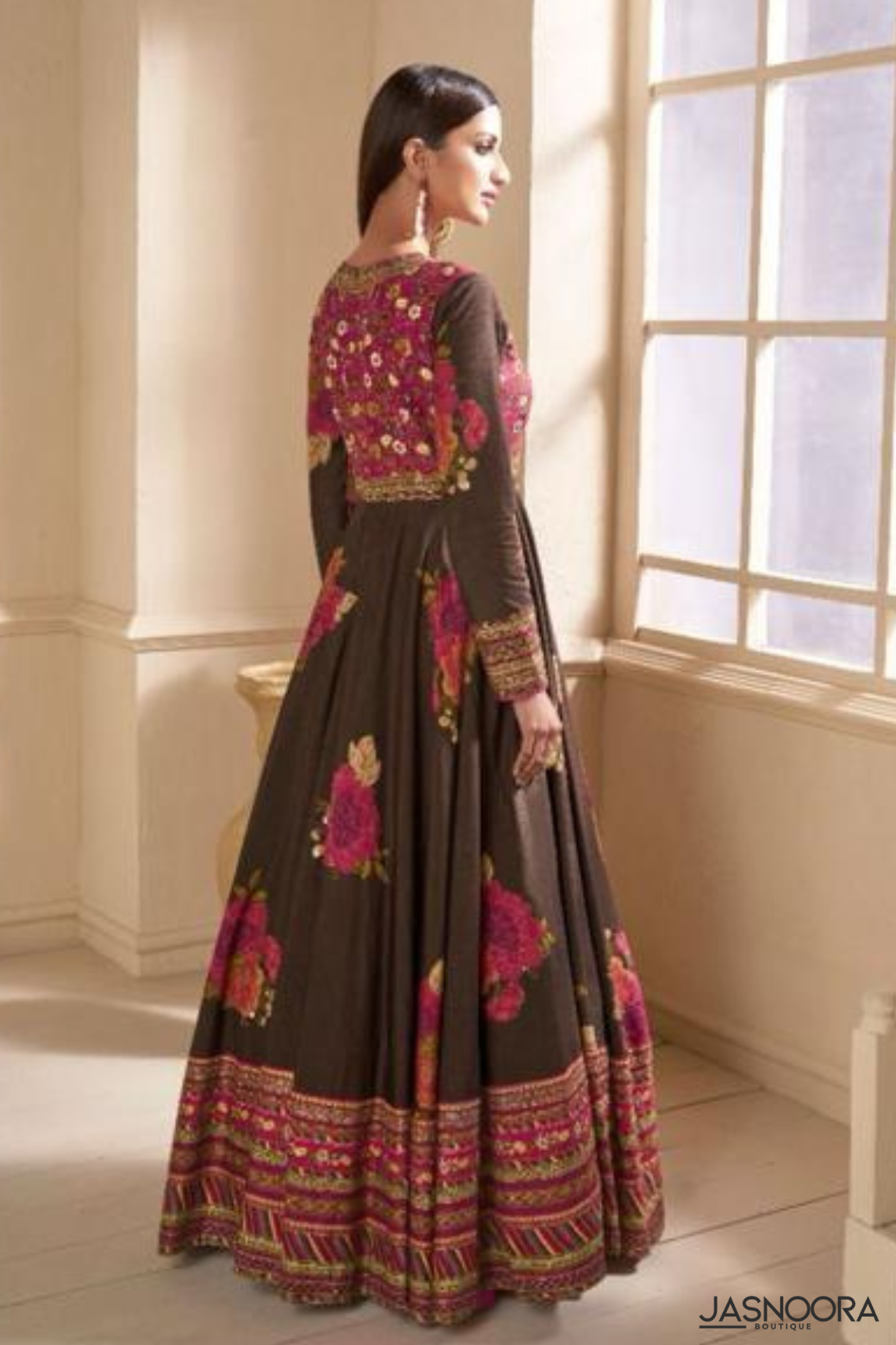 Mehal Designer Gown with Dupatta