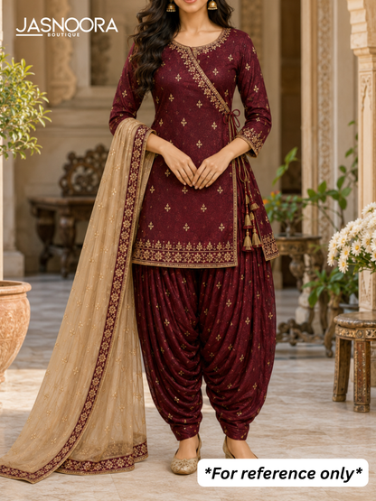 Meher Angrakha Patiala Suit — Made For You