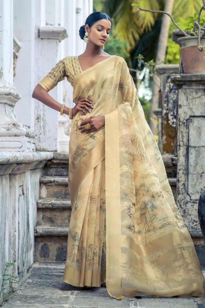 Mitali Saree - Gold