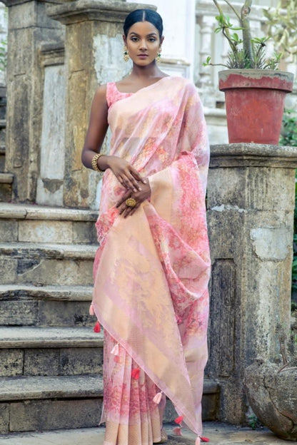 Mitali Saree - Pink