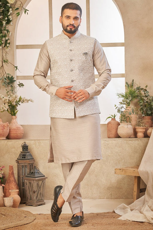 Navin Kurta Pajama With Jacket