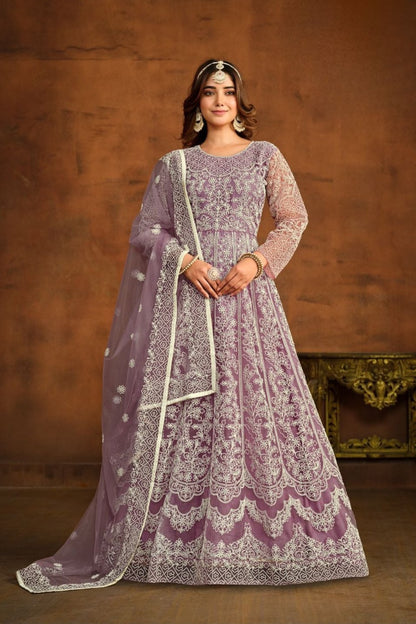 Navreet Anarkali Suit - Purple