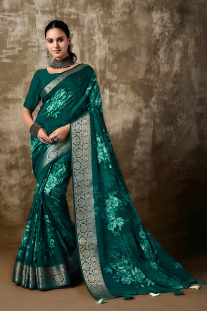 Navya Designer Saree - Green