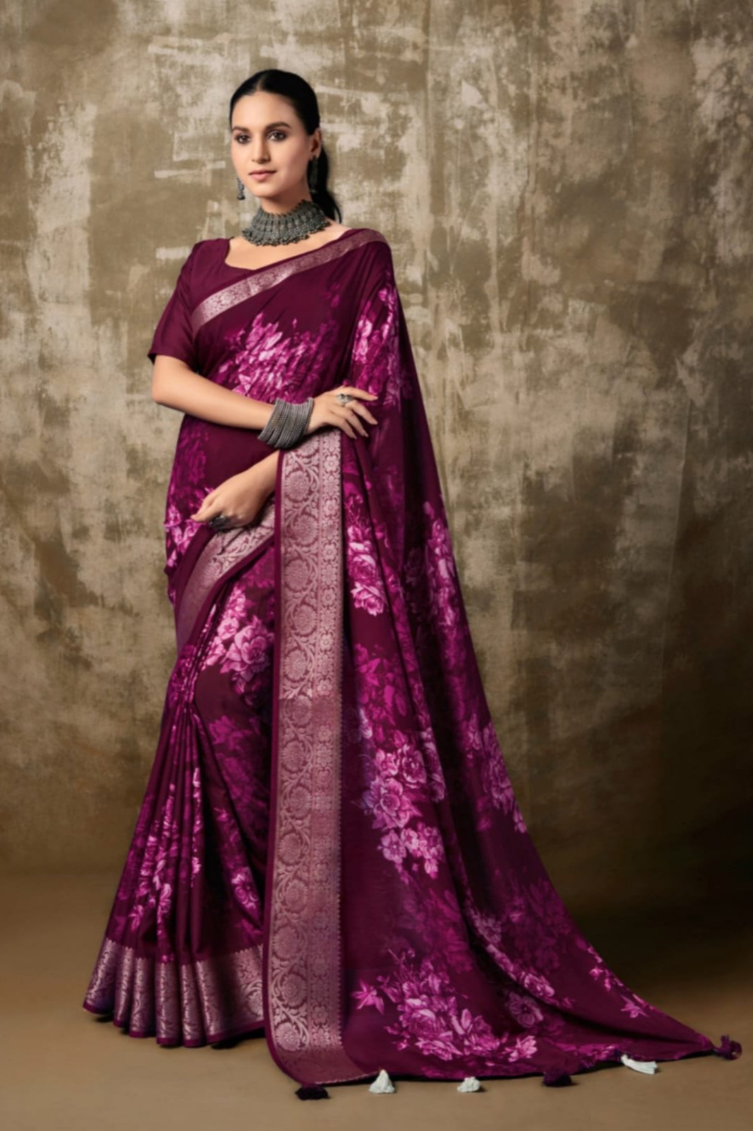 Navya Designer Saree - Light Purple