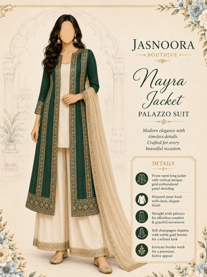 Nayra Jacket Palazzo Suit — Made For You