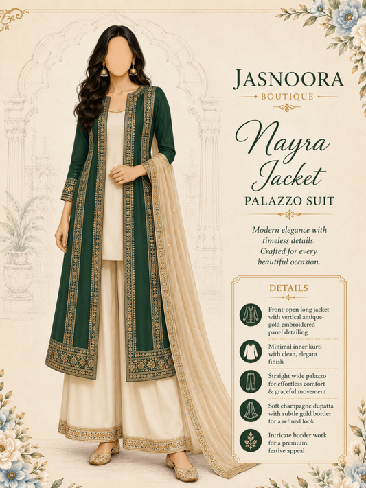 Nayra Jacket Palazzo Suit — Made For You