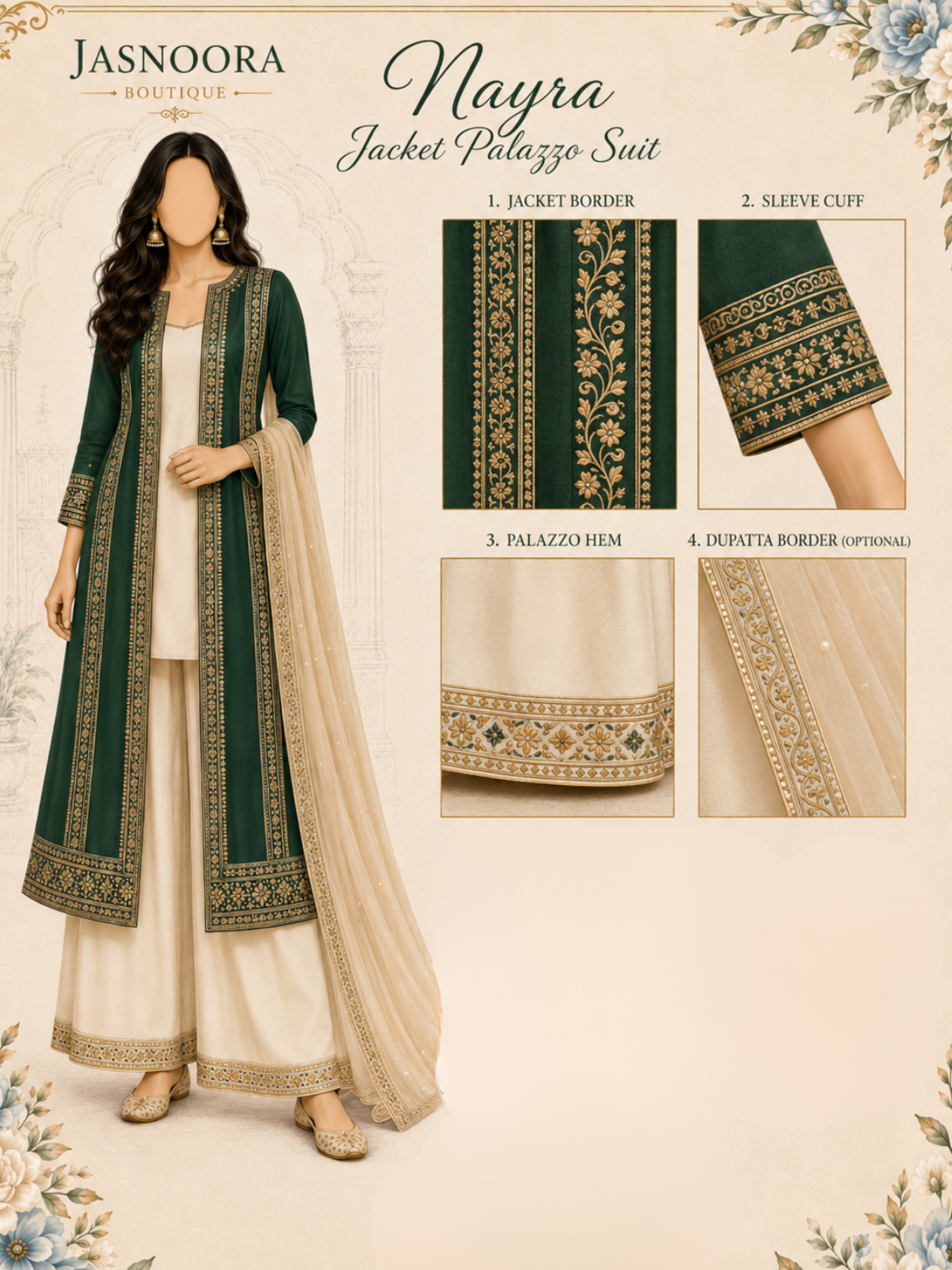 Nayra Jacket Palazzo Suit — Made For You