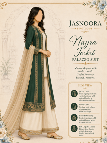 Nayra Jacket Palazzo Suit — Made For You