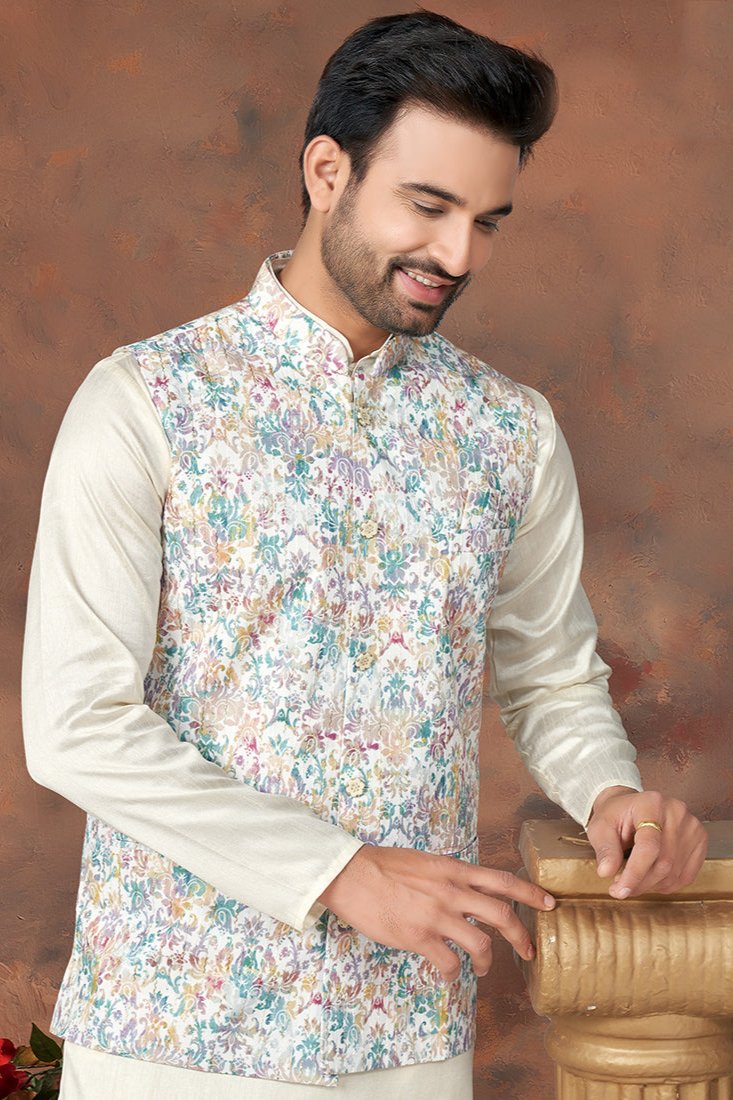 Neel Modi Jacket Kurta Pajama