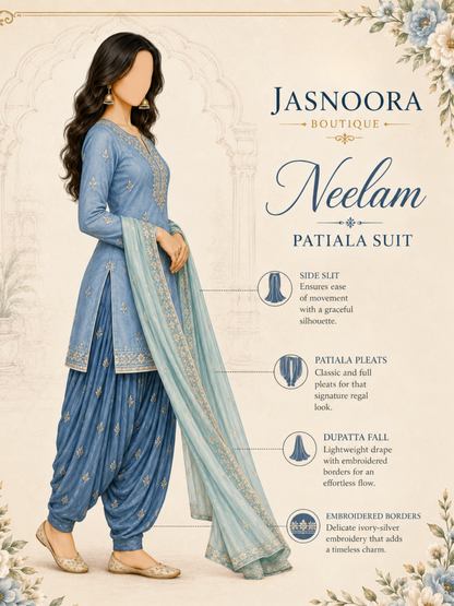 Neelam Patiala Suit — Made For You